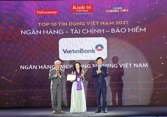 “Alias - Biệt danh tài khoản” của VietinBank lọt vào Top 10 Tin dùng Việt Nam 2021