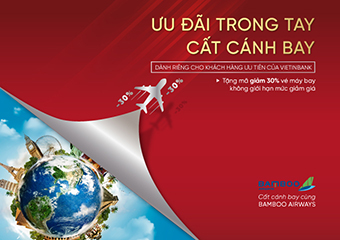 VietinBank ưu đãi 30% vé thương gia Bamboo Airways cho khách VIP