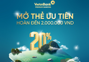 VietinBank tặng riêng khách hàng ưu tiên sử dụng thẻ Premium Banking