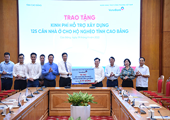 VietinBank hỗ trợ xây dựng 125 căn nhà cho hộ nghèo tỉnh Cao Bằng